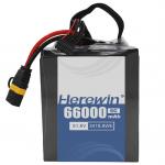 Capacity Energy Solution 14S2P 51.8V 66000mAh for UAV Semi Solid State Battery 800 Cycle Life and Lightweight Design for sale