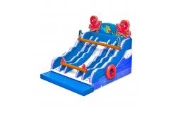 China Children Fun Park Inflatable Ocean Squid Slide For Rentals supplier