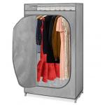 Home Portable Non Woven Wardrobe With Hanging Rack for sale