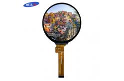 China high brightness Round LCD Display WellDa Circular LCD Screen supplier