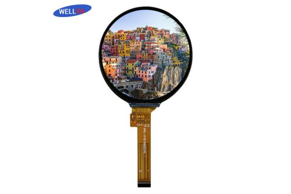 high brightness Round LCD Display WellDa Circular LCD Screen