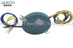 China 18circuits 25mm Thickness through No hole  Flat Slip Ring For Rotary table supplier