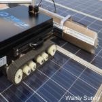Remote Control Solar Panel Cleaning Robot For Photovoltaic Plant Maintenance for sale