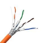 OEM Cat7 Lan Cable 4 Pair 23AWG , Bare Copper 305m SSTP Network Cable Shielded for sale