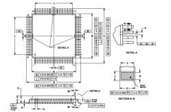 China Integrated Circuit Chip HCMOS Microcontroller Unit  MC68HC908AB32C MOTOROLA MQFP64 supplier