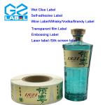 Personalised Wine Bottle Labels Customized Round Stickers for WINE for sale