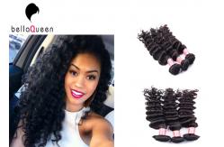 China Virgin Double Drawn Hair Extensions Virgin Peruvian Deep Wave Hair Bundles supplier