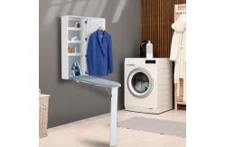 China MDF Wood Wall Hung Mirror Cabinet Folding Build In Ironing Boards Inside supplier