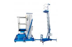 China 4m 6m 8m Electric Hydraulic Mast Lift Aluminium Alloy Lift Platform supplier