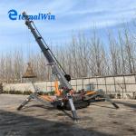 Steel 3 Ton  5 Ton Spider Crane Electric and Diesel Power for Maximum Strength for sale