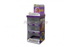 China Recyclable Cardboard Retail Shelf Display Stands Easy Assembly supplier