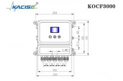 China KOCF3000 Ultrasonic Open Channel Flow Meter For River / Canal supplier