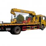 HOWO 4X2 Road Recycling Flatbed Trailer for Sale