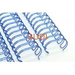 2:1 Pitch Inner Diameter 16MM-44MM Blue Spiral Coil Binding Supplies for sale