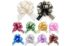 China Woven Pull String Ribbon Bows supplier
