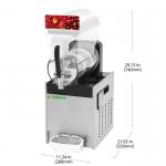 Single Tank Margarita Slush Machine Ice Maker 300W For Commercial Store for sale