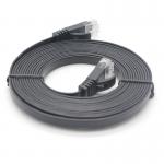 Cat5 Cat6 Cat7 Flat Ethernet Cable , 3M Network Lan Patch Cable With RJ45 Plug for sale