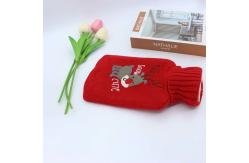 China No Leakage Lightweight Rubber Hot Water Bag Plush Animals Cover supplier