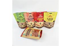 China Reusable Pet Food Pouch for Stand Up Packaging with Zipper Lock supplier