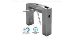 China 304 Stainless Steel Digital Tripod Turnstile Pedestrian Access Control System With Barcode Reader supplier