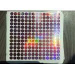 Gold Security Silvery Anti Counterfeit Label , 3D Hologram Stickers PET Film Material for sale