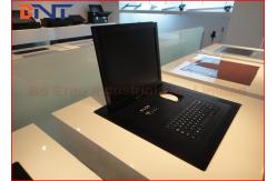China Integrated Automatic LCD Lift Mechanism , Trading Room Flip Up LCD Lift supplier