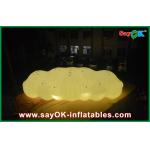 Big LED Decoration Inflatable Helium Cloud Balloon 0.18mm PVC Material For Advertising for sale