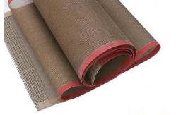 China Heat Resistant Fiberglass Mesh Ptfe Conveyor Belts Good Air Permeability Non-Stick supplier