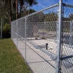 Galvanized Hole Cyclone 60x60 50ft Pvc Coated Chain Link Fencing High 1.8m