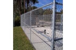 China Galvanized Hole Cyclone 60x60 50ft Pvc Coated Chain Link Fencing High 1.8m supplier