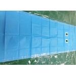 Angiography Disposable Surgical Drapes , Fenestrated Sheet Three Layers Lamination for sale