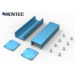 Bright Blue Anodizing Extruded Aluminum Enclosure 6063 / 6061 / 6005 Water Proof for sale