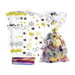 Gravure Printing OPP Shrink Plastic Bags Clear Transparent Cellophane Bags For Chocolates for sale