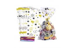 China Gravure Printing OPP Shrink Plastic Bags Clear Transparent Cellophane Bags For Chocolates supplier