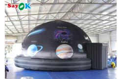 China Inflatable Digital Mobile Planetarium With PVC Floor Mat For Astronomy Museum supplier