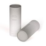 OEM White Cosmetic Cardboard Tube Packaging with Silk Screen Printing for sale