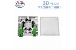 China 2 Ports Sc Apc Adapter Faceplate Fiber Optic supplier