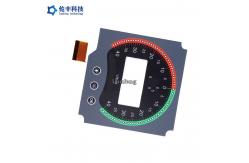 China Dashboard Polyester PET Membrane Switch Keyboard With FPC Circuit supplier