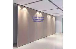 China Conference Room Sound Proof Operable Partition Walls With MDF + Aluminum Material supplier