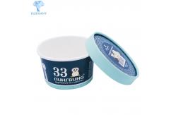 China OEM ODM Offset Printing Paper Ice Cream Containers With Lids supplier