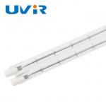Transparent Quartz Infrared Heater Lamps Short wave 10mm diameter for sale