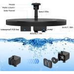 3W Solar Water Floating Fountain Pump For Outdoor Pond Pool Garden