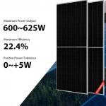 610W 615W JA Solar Panel 600W 605W 620W 625W Half Cut Solar Cell With Anti PID for sale