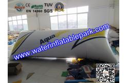 China 0.9mm PVC  Inflatable Water Blob Pillow , Inflatable Water Toys For Lake supplier
