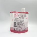 CMYK 4 Layer PE Custom Juice Pouches Plastic Liquid Pouches With Nozzle