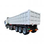 35 cbm Gooseneck Grain Tipper Semi Trailer 3 Axles Dumper Aggregate Tipping Trailers