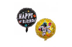 China Outer Space Themed Foil Mylar Party Balloons Astronaut Rocket Pattern 5Pcs supplier
