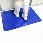Cleanroom Blue Sticky Mats OEM Low Density Polyethylene for sale