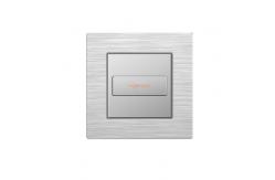China UK Standard Wall Switch Modbus RS485, 86mm Grey Plastic Light Switch supplier