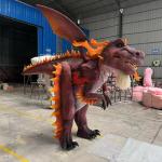 Theme Park Exhibitions Realistic Animatronic Dragon Costume 12 Months Warranty for sale